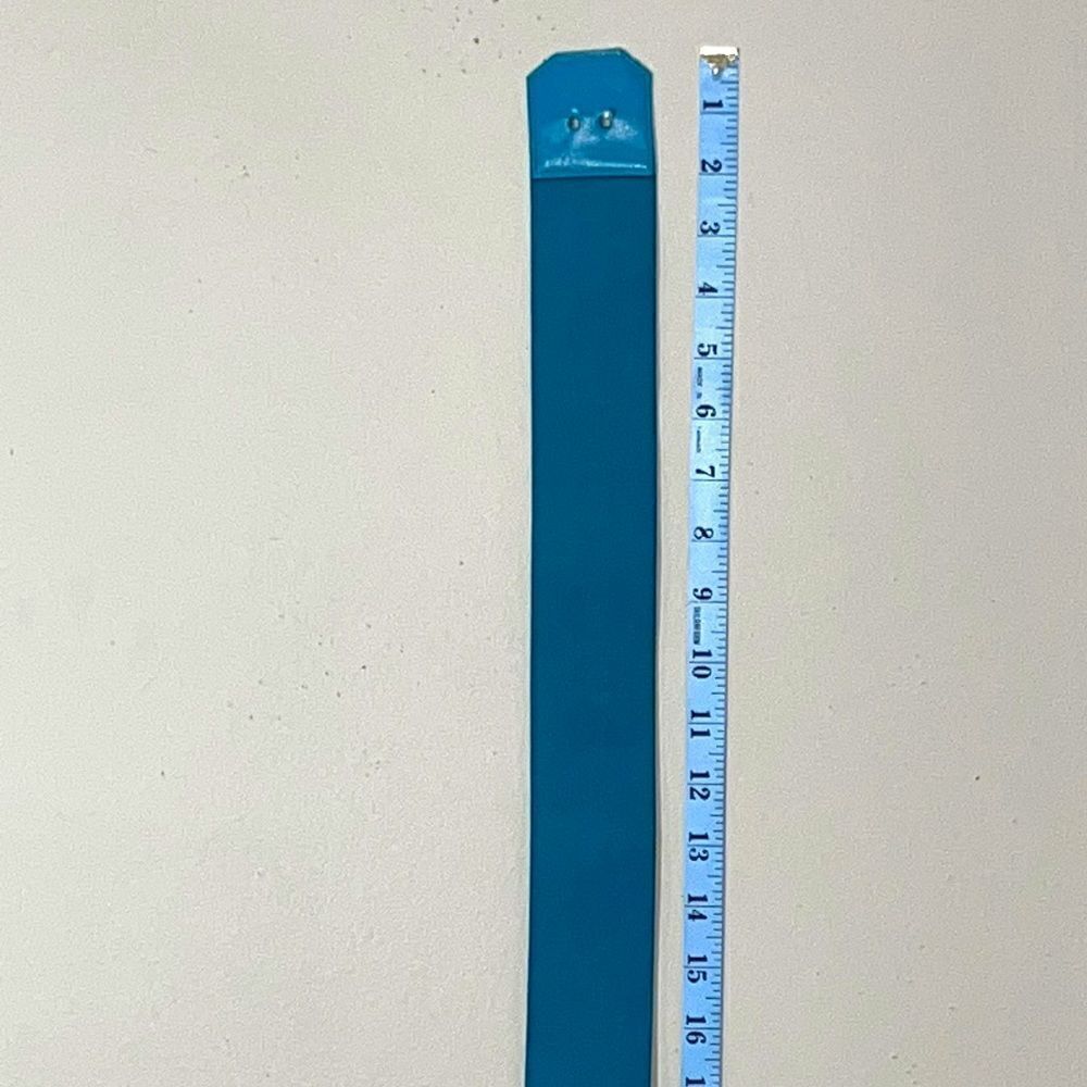 Vintage Anne Klein For Calderon Turquoise Stretchy Belt. - Picture 3 of 5